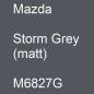 Preview: Mazda, Storm Grey (matt), M6827G.